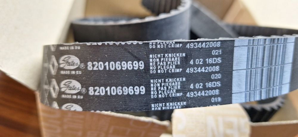 рем комплект на двигатель Рено 16кл Ларгус