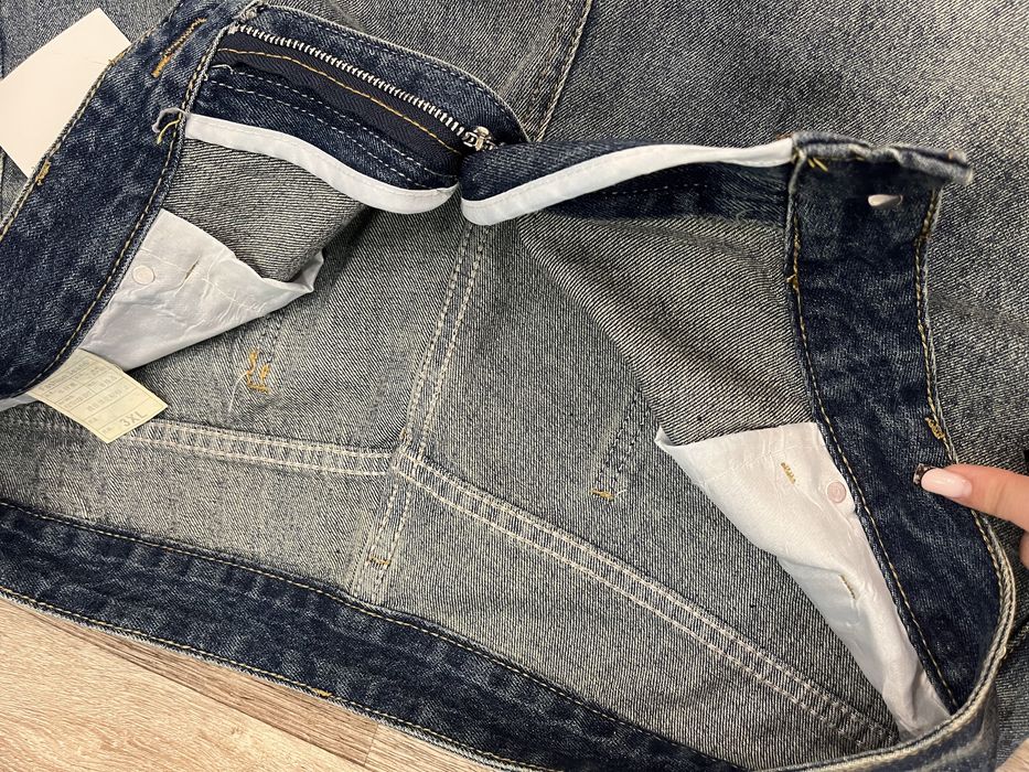 Джинсы унисекс оверсайз