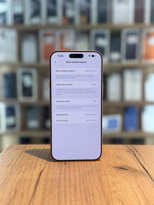 iPhone 17 Pro Max 256Gb Cosmic orange esim/Baterie100%/Garantie 12 luni @atsgsm.ro
