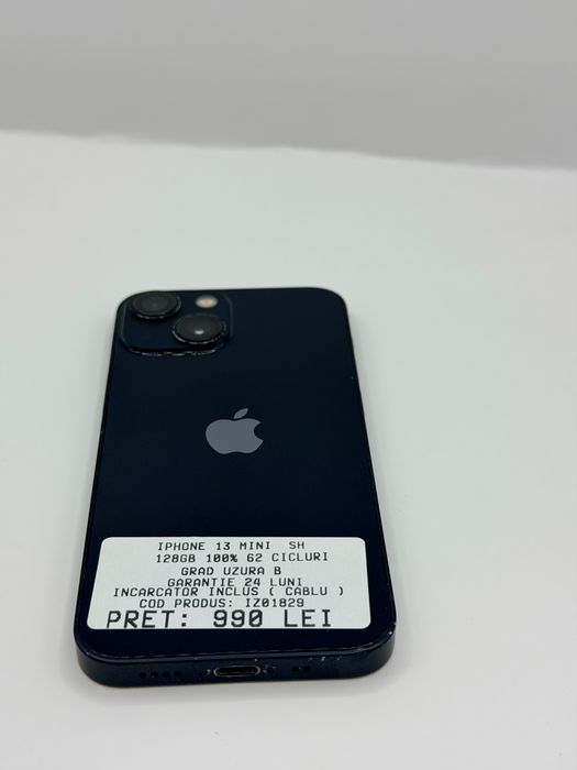 Iphone 13 Mini 128GB 100% Garantie Rate BuyBack - iphonezone.ro