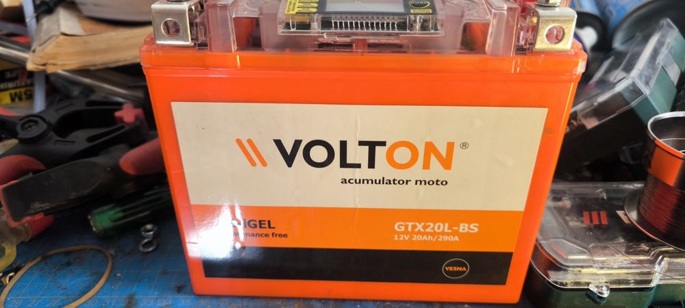 Baterie moto Gel volton gtx20l-bs