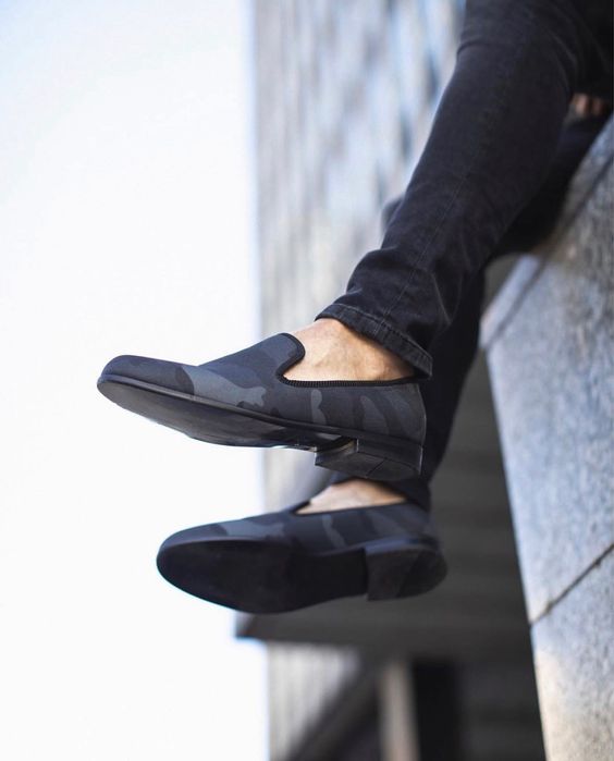 DUKE + Dexter Aqua Camo Loafer ръчна изработка мокасини Англия