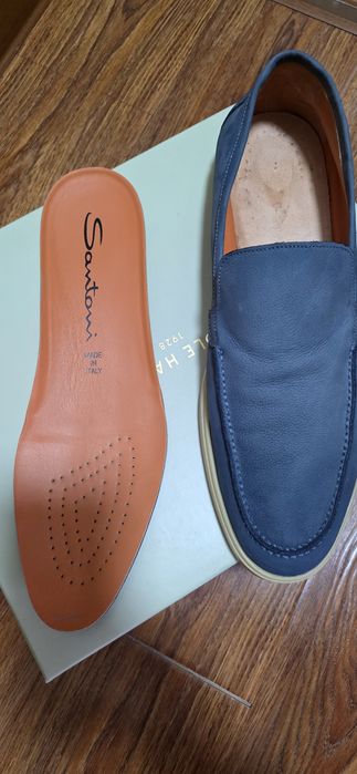 Мужские лоферы от эксклюзивного бренда "Santoni" made in Italy