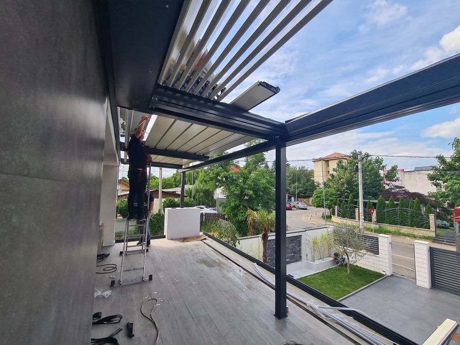 Producem pergole retractabile. Posibiltatea rate 0 120 zile