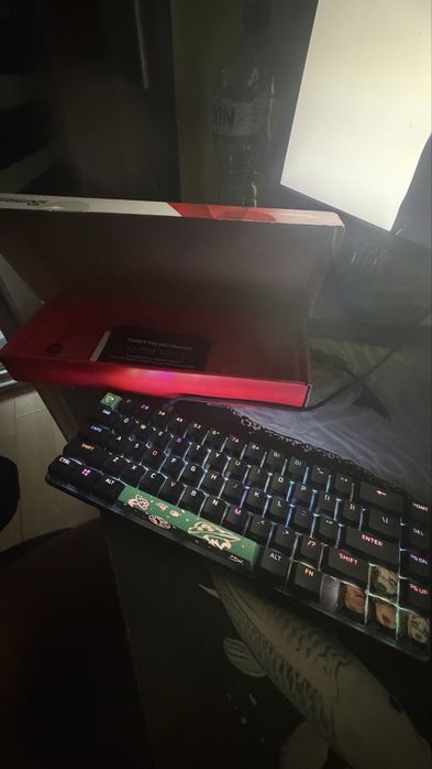 HyperX alloy origins 65 aqua , клавиатура