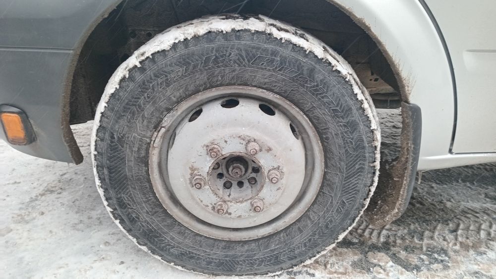 Продам б/у 2 шины  кордиант