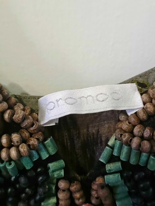 Макси-платье от Promod зелёное 42-44 S