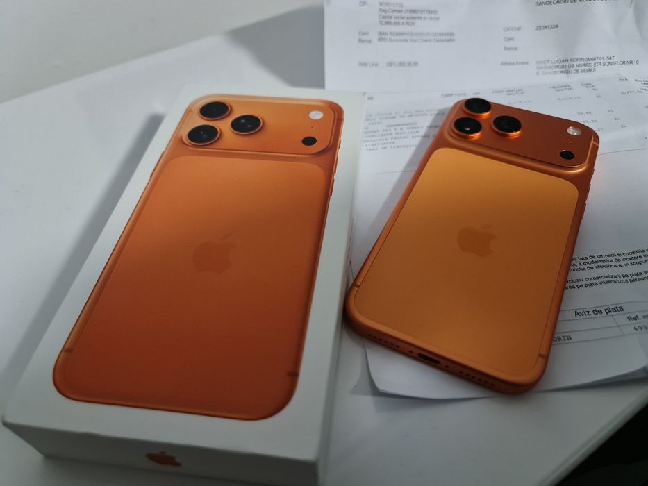 Iphone 17 pro max 256gb orange / NOU / garanție 2 ani