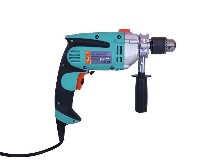 Дрель ударная Патрон 13мм. Корпус Литой Алюминий. Настройка скорости.
