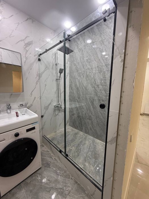 Установка душевые кабины разных видов под выбор