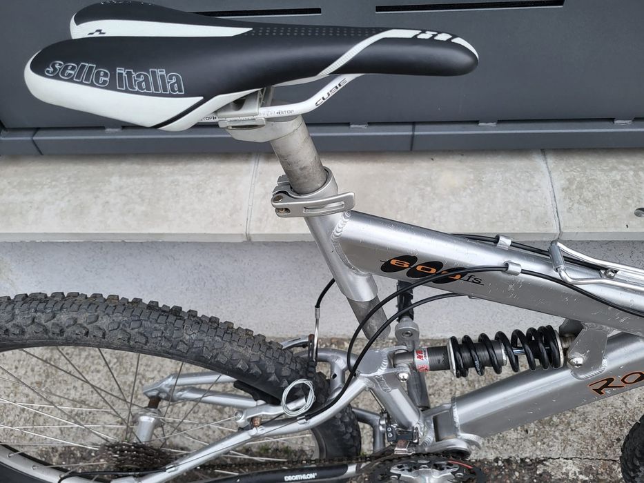 Rockrider 600fs full suspension Furca 26 marzocchi