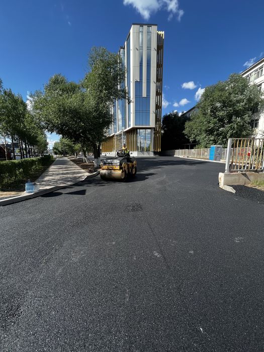 Укладка асфальта, асфальтирование, асфальт