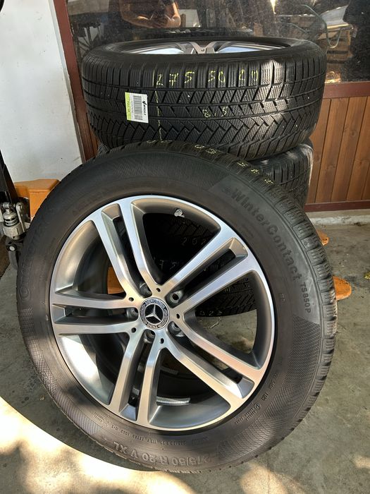 Джанти с Зимни Гуми 20 цола Mercedes GLE W167 GLS 275/50/20 Continental