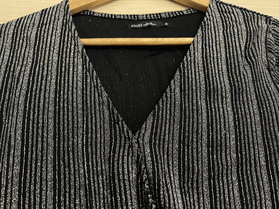 Bluza festiva fir metalic stralucitor M