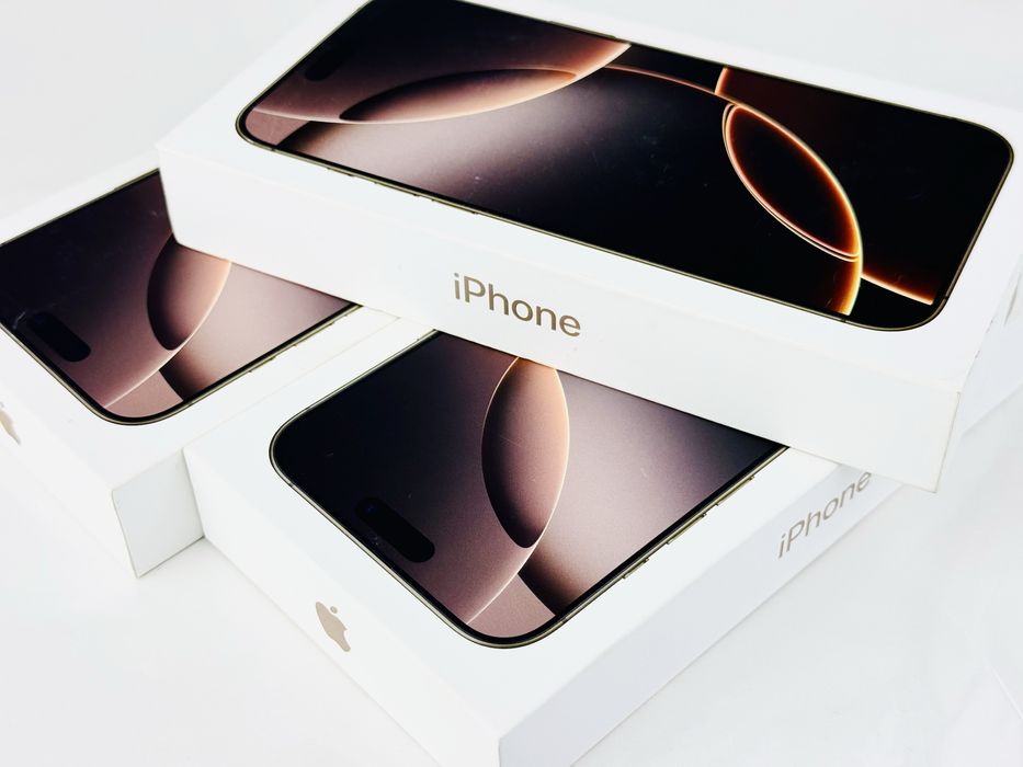 НОВ! Apple iPhone 16 Pro Max 256GB Desert Titanium USA Гаранция!