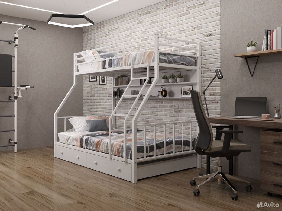Двухьэтажный кровать / двухьярусный кровать / детский кровать /