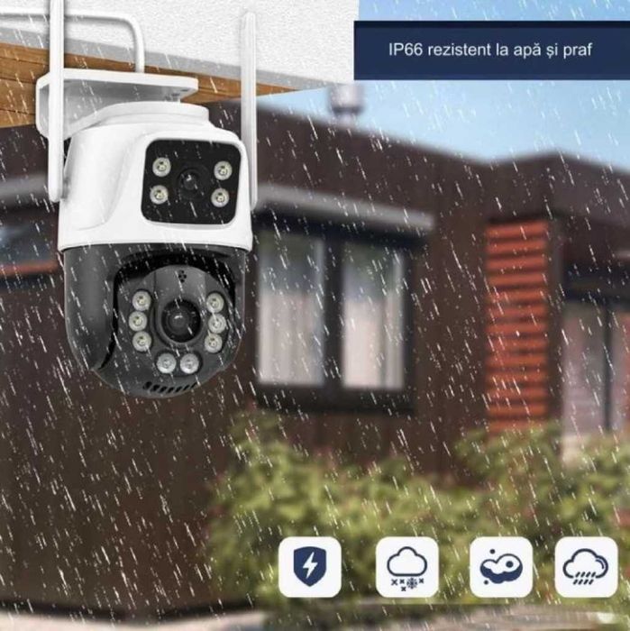 Двойна камера с AI WiFi 6 Mpx iCSee/ГАРАНЦИЯ