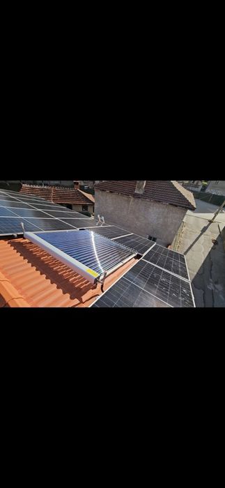 Монтаж на слънчеви и соларни панели - за топла вода и ток