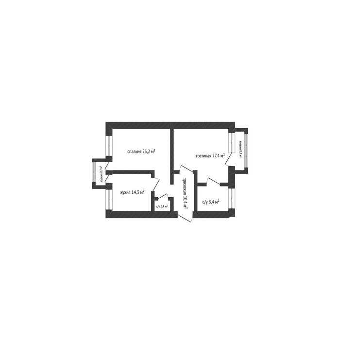 Продается 2 комн кв Сатпаева,16