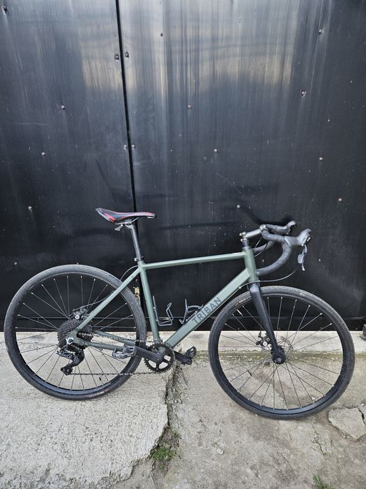 Bicicleta Triban Gravel 120 Kaki
