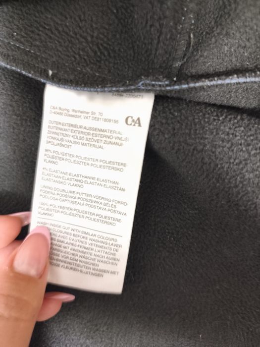 Geaca softshell albastru deschis C&A de băieți mărime 146 cm