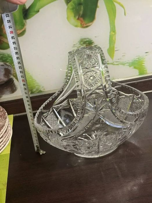 Корзина .Хрусталь.Богемия.Цена:85$