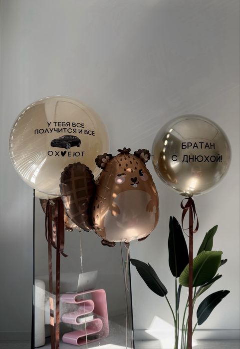 Гелиевые шары гендер пати девичник