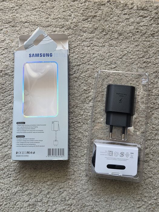 Incarcator Samsung 45W Fast Charge + Cablu USB C 1M