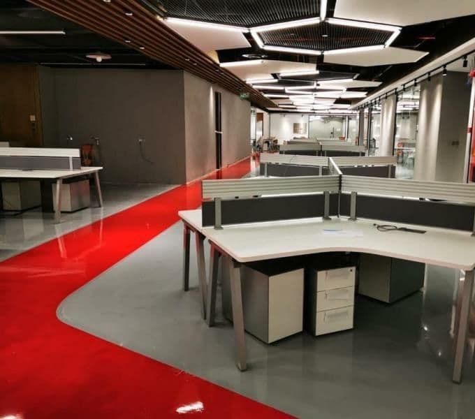 Наливные полы ( полиуретановые, эпоксидные, полимерные ), топпинг