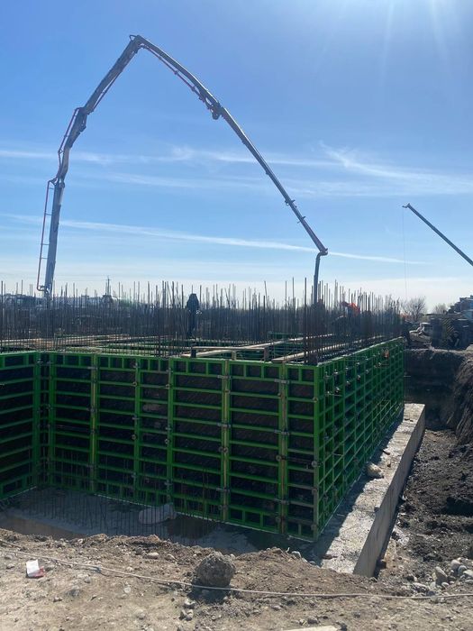 Опалубка, Крупнощит, мелкошит, колонна, ригел