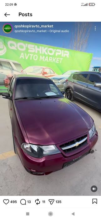 Nexia 2 xamanasasi ishlaydi