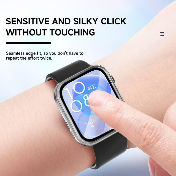 Huawei Watch Fit 3 / Твърд удароустойчив кейс с протектор