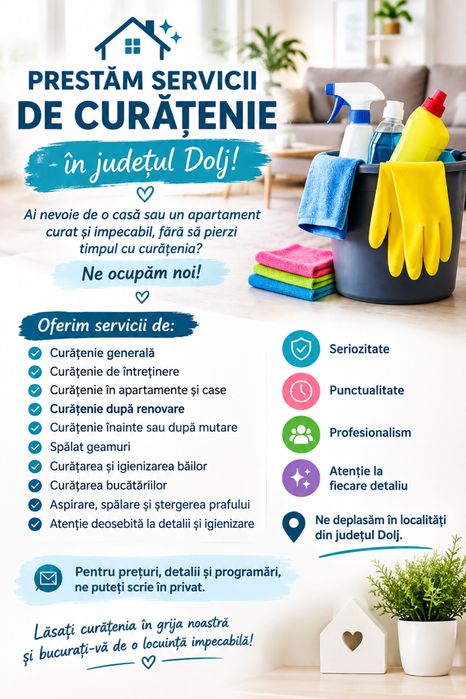 Prestam Servicii Curatenie