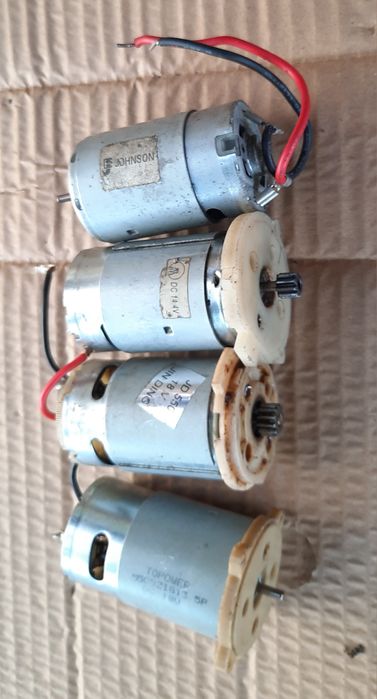 Motoare, motorase c.c. electrice filetante, tensiuni diferite