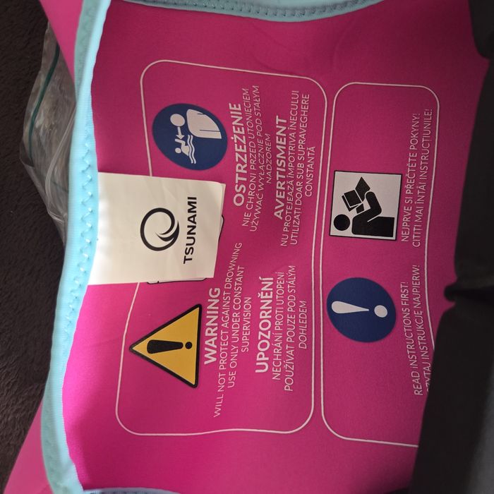 Vestă de înot pentru copii 3-6 ani TSUNAMI 19-30 Kg. Noua