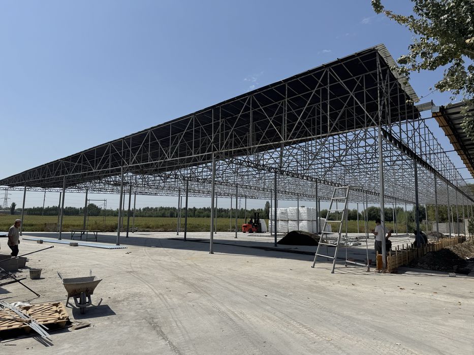 Konteyner va bozor profillaridan metall konstruksiya qurosh xizmati