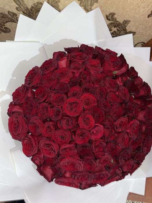 Цветы 101  букет упаковынный