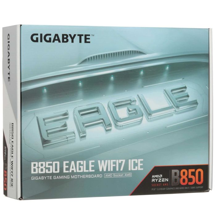 - Материнская плата MB Gigabyte AMD AM5 B850 EAGLE WF7 ICE DDR5
