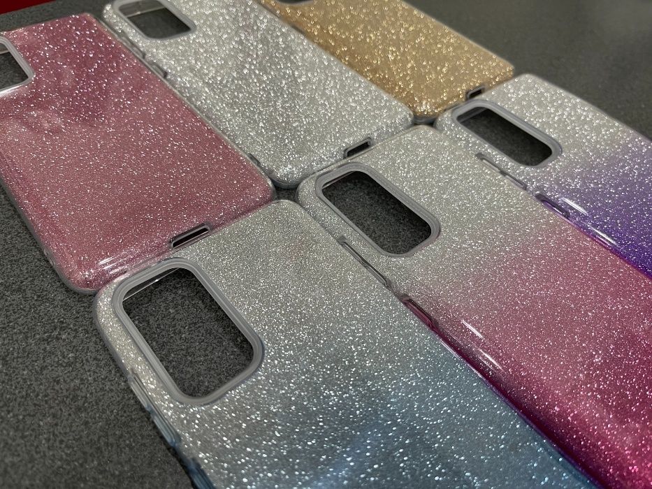 Galaxy S20 FE,S21,S21+,S22,S22+,S23,S23+,S23 Ultra блестящи силикони
