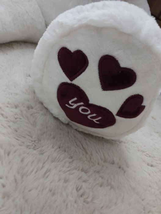 ОГРОМЕН Бял мечок- НОВ 110см.