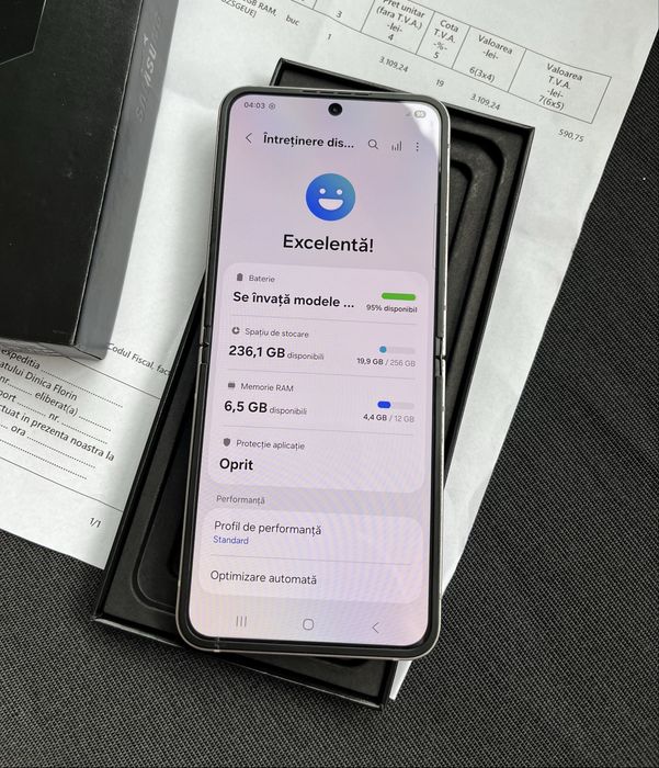 Samsung Z Flip 6 5G Silver 256GB Dual Sim Garantie 10.07.2027