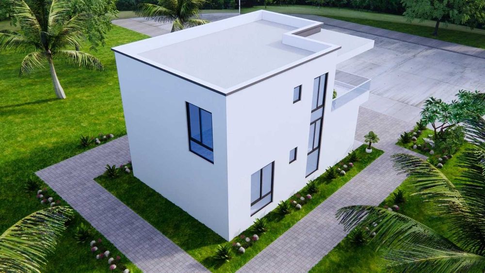 НА ИЗПЛАЩАНЕ - Двуетажна сглобяема къща с 4 спални, 147 кв. м