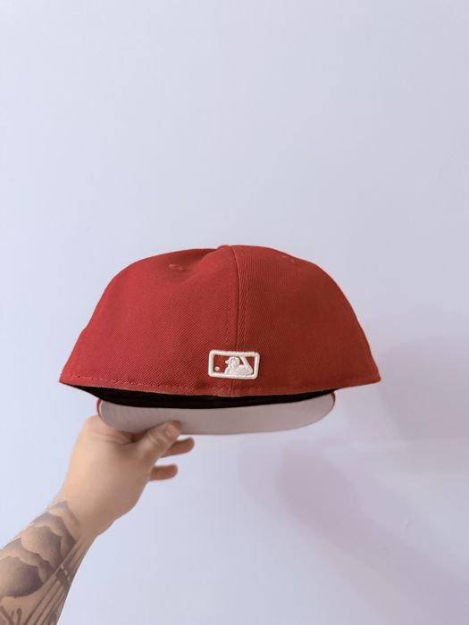 New Era кепка красная NY