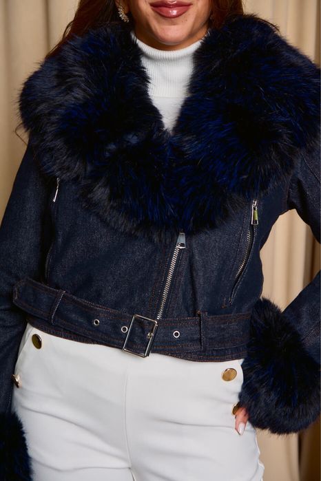 Дънково яке с пух