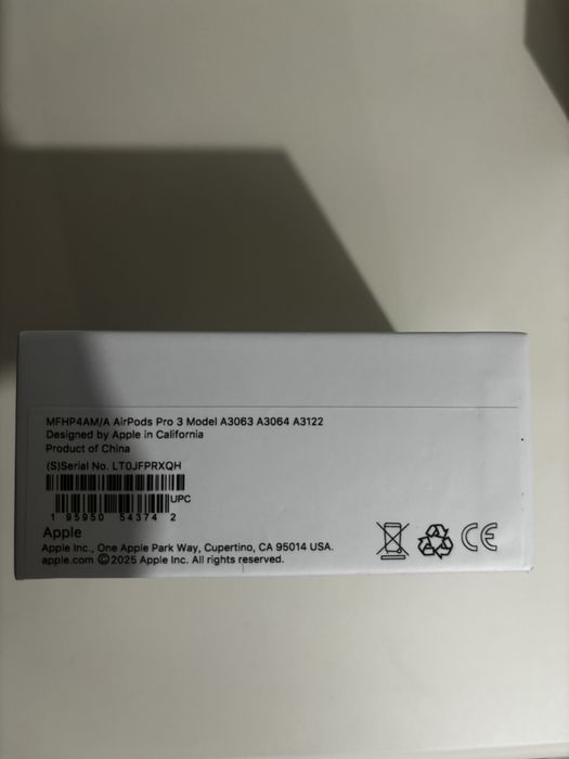 Vand Airpods 3 pro (2025)