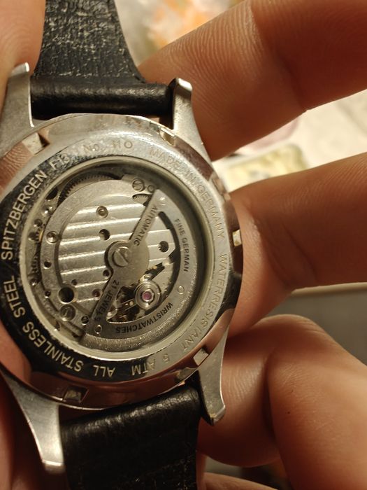 Ceas Junkers Cockpit JU52 Automatic Back Skeleton Germany Date Silver