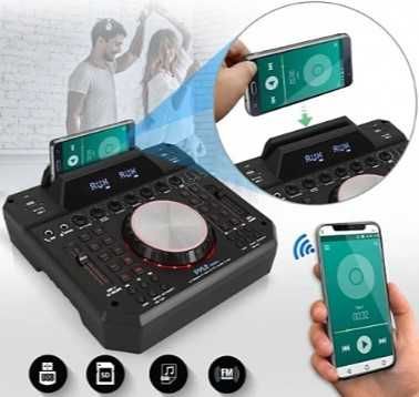 DJ мини миксер/пулт/ аудио смесител с Bluetooth