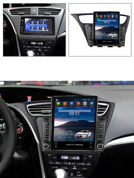 Navigatie Honda Civic Hatchback 2012 - 2017 Ecran TESLA 9.7 " 4GB RAM