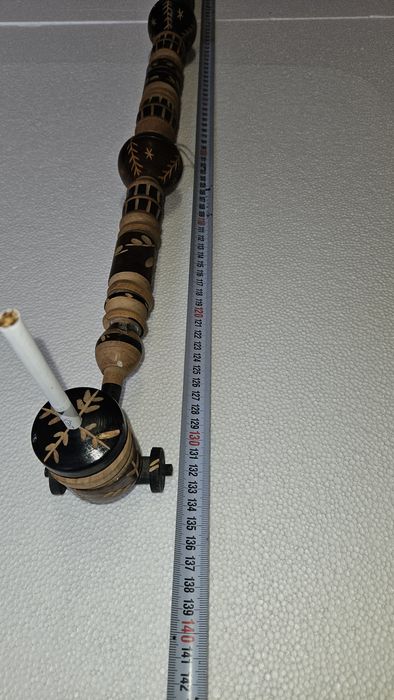 Pipă rustică de Colecție – Lemn Sculptat Manual – Model Unicat