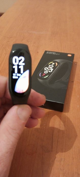 Xiaomi Smart Brend 7 aqlli soat xolati yangi , qoshimcha bogich mavjud